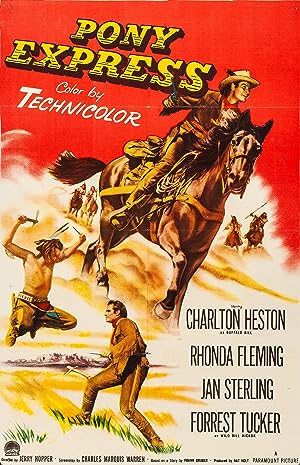 Cover image of the movie Pony Express (1953)