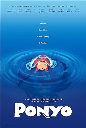 Cover image of the movie Ponyo (2008)