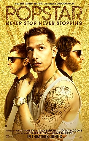 Cover image of the movie Popstar: Never Stop Never Stopping (2016)