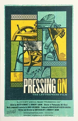 Cover image of the movie Pressing On: The Letterpress Film (2017)