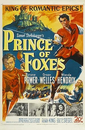 Cover image of the movie Prince of Foxes (1949)