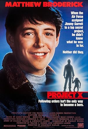 Cover image of the movie Project X (1987)