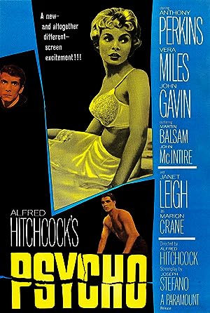 Cover image of the movie Psycho (1960)
