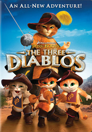 Cover image of the movie Puss in Boots: The Three Diablos (2012)