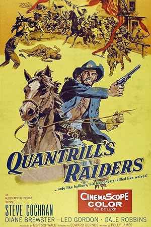 Cover image of the movie Quantrill's Raiders (1958)