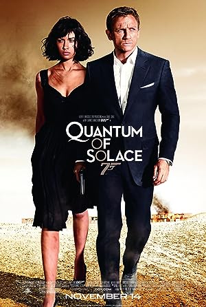 Cover image of the movie Quantum of Solace (2008)