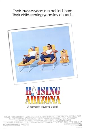 Cover image of the movie Raising Arizona (1987)