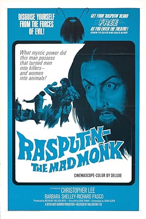 Cover image of the movie Rasputin: The Mad Monk (1966)