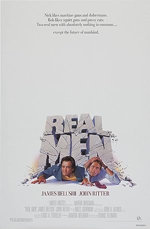 Cover image of the movie Real Men (1987)