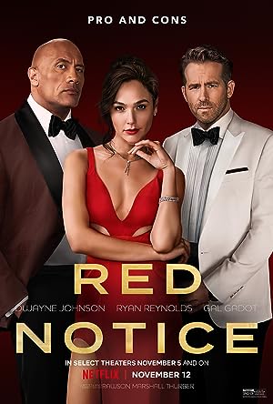 Cover image of the movie Red Notice (2021)