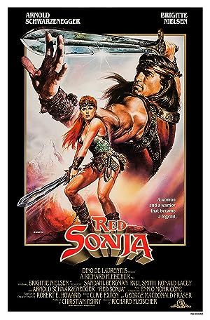 Cover image of the movie Red Sonja (1985)