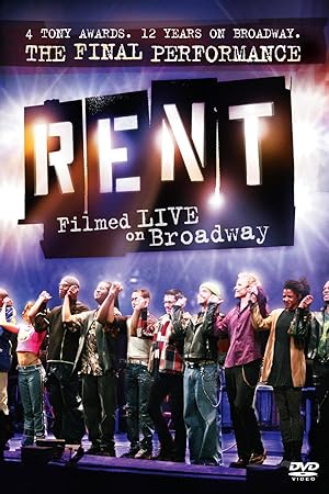 Cover image of the movie Rent: Filmed Live on Broadway (2008)