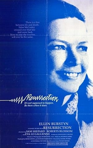 Cover image of the movie Resurrection (1980)
