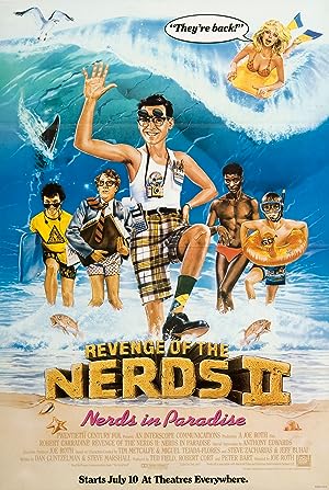 Cover image of the movie Revenge of the Nerds II: Nerds in Paradise (1987)