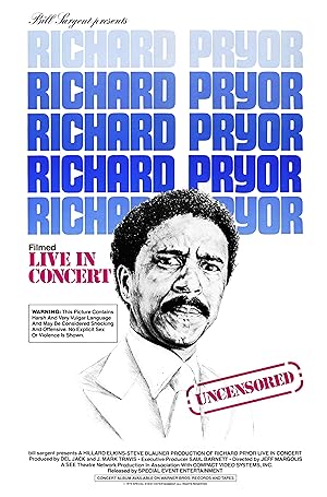 Cover image of the movie Richard Pryor: Live in Concert (1979)