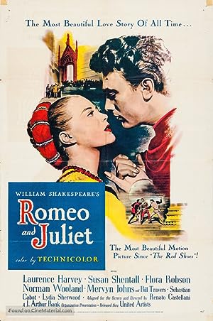 Cover image of the movie Romeo and Juliet (1954)