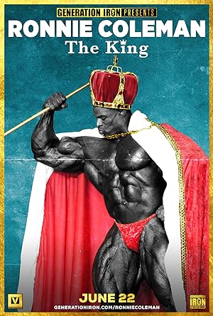 Cover image of the movie Ronnie Coleman: The King (2018)
