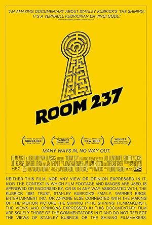 Cover image of the movie Room 237 (2012)