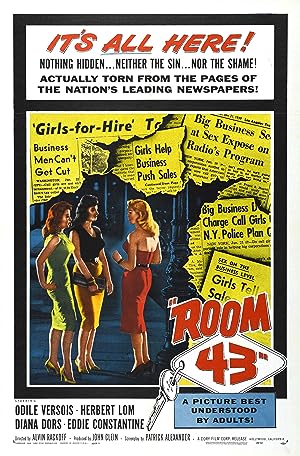 Cover image of the movie Room 43 (1958)