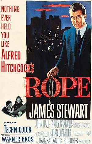Cover image of the movie Rope (1948)