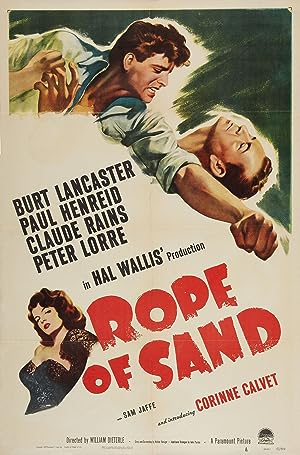 Cover image of the movie Rope of Sand (1949)