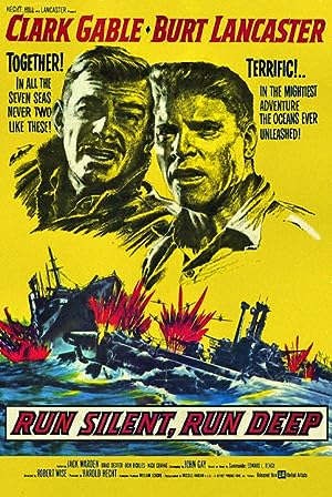 Cover image of the movie Run Silent Run Deep (1958)