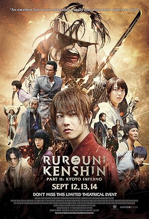 Cover image of the movie Rurouni Kenshin Part II: Kyoto Inferno (2014)