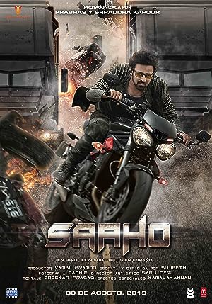 Cover image of the movie Saaho (2019)
