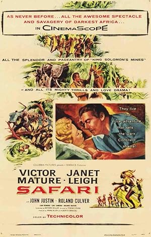 Cover image of the movie Safari (1956)