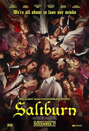 Cover image of the movie Saltburn (2023)