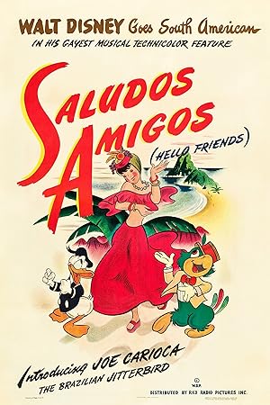Cover image of the movie Saludos Amigos (1942)