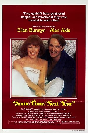 Cover image of the movie Same Time, Next Year (1978)