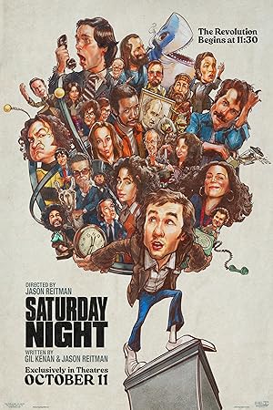 Cover image of the movie Saturday Night (2024)