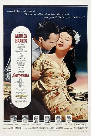 Cover image of the movie Sayonara (1957)