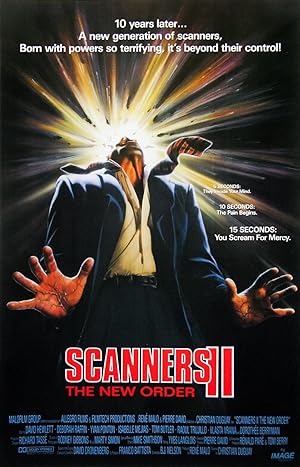 Cover image of the movie Scanners II: The New Order (1991)