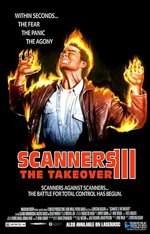 Cover image of the movie Scanners III: The Takeover (1991)