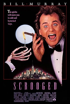 Cover image of the movie Scrooged (1988)