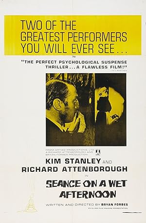 Cover image of the movie Seance on a Wet Afternoon (1964)