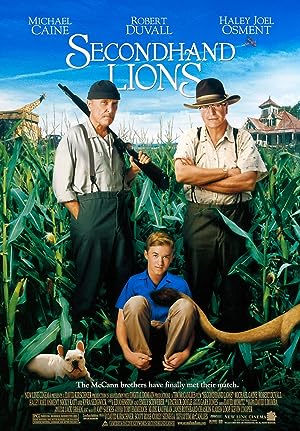 Cover image of the movie Secondhand Lions (2003)