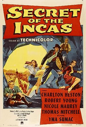 Cover image of the movie Secret of the Incas (1954)