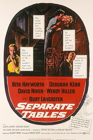 Cover image of the movie Separate Tables (1958)