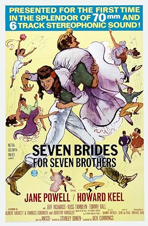 Cover image of the movie Seven Brides for Seven Brothers (1954)