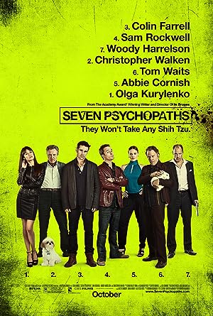 Cover image of the movie Seven Psychopaths (2012)