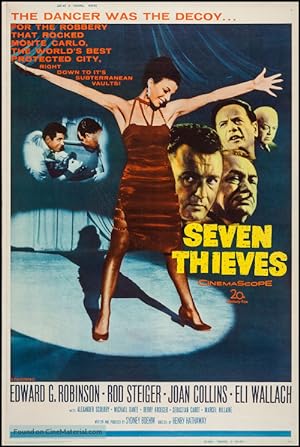 Cover image of the movie Seven Thieves (1960)