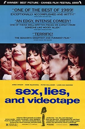 Cover image of the movie Sex, Lies, and Videotape (1989)
