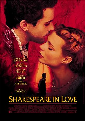 Cover image of the movie Shakespeare in Love (1998)