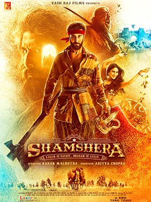 Cover image of the movie Shamshera (2022)