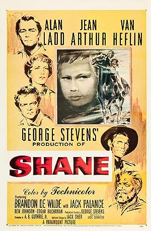 Cover image of the movie Shane (1953)