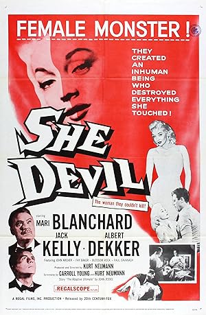 Cover image of the movie She Devil (1957)