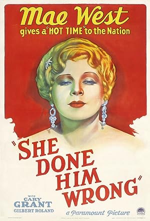 Cover image of the movie She Done Him Wrong (1933)